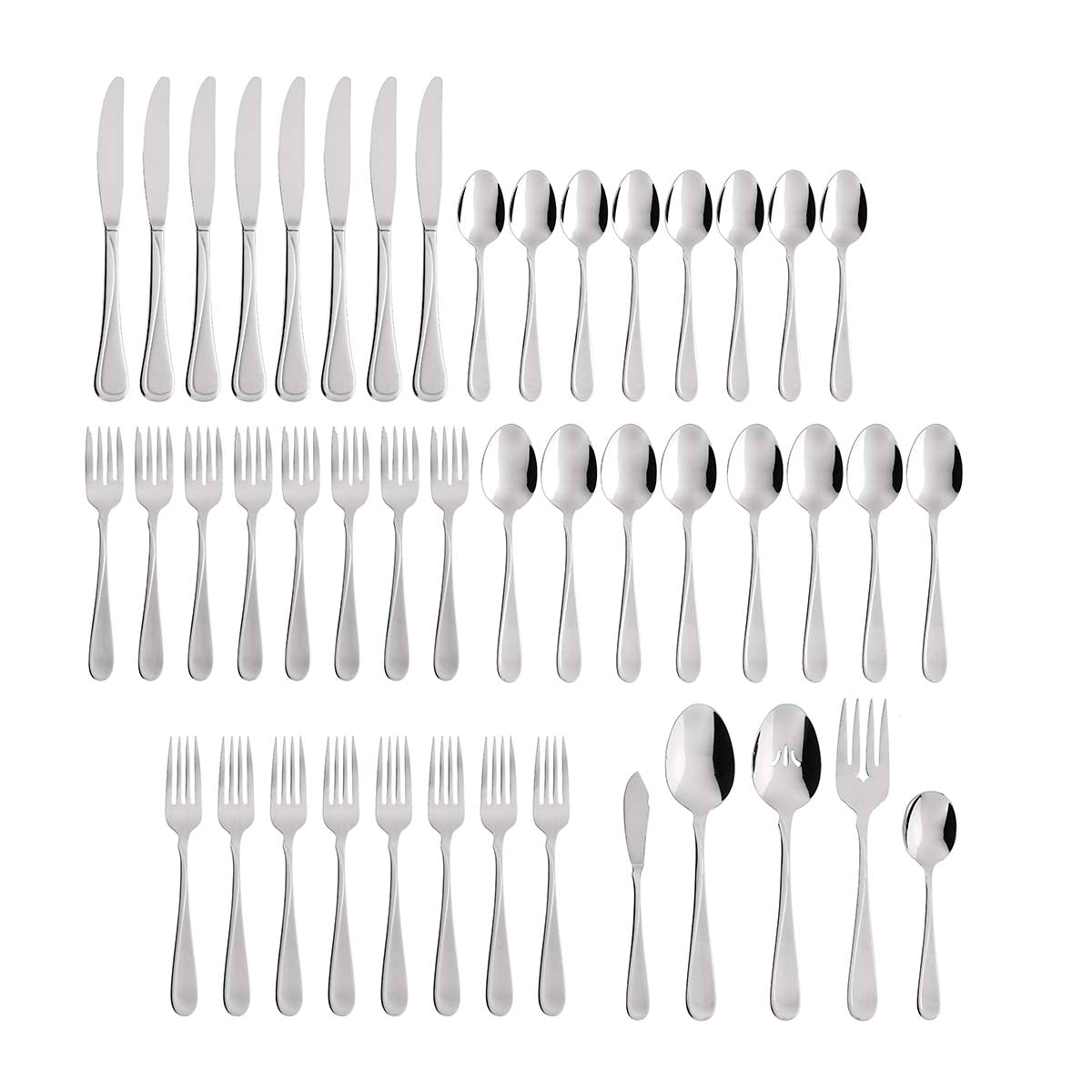 Flight 45 Piece Flatware Set