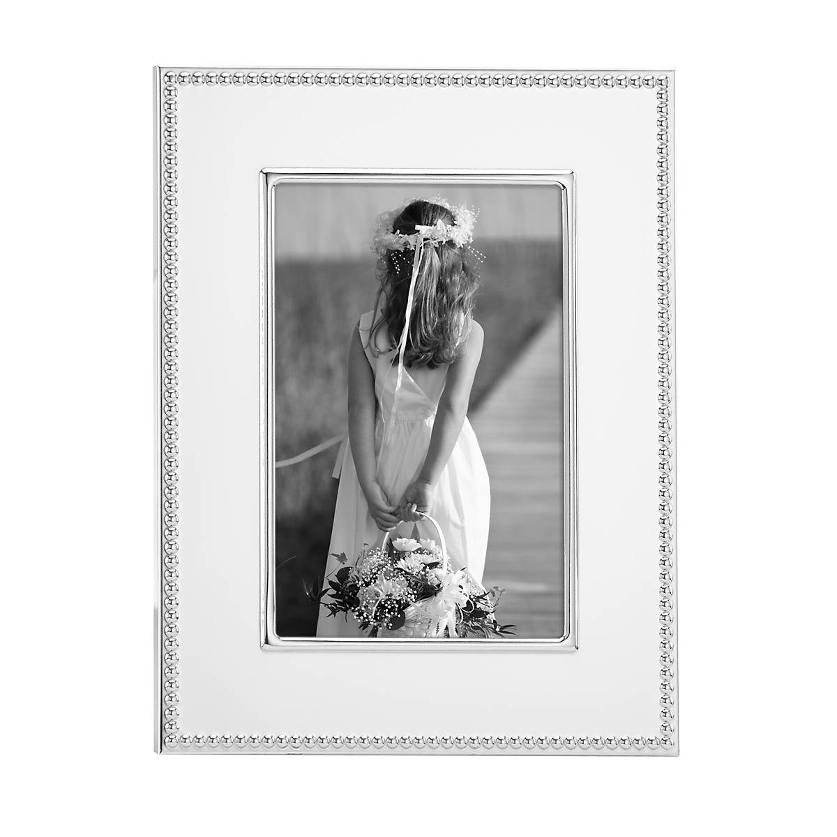 "Lyndon Silverplate 4"" x 6"" Photo Frame"