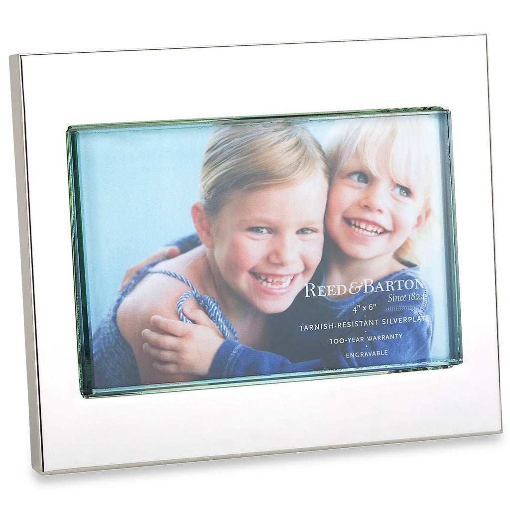 "Addison Silverplate 4"" x 6"" Photo Frame"