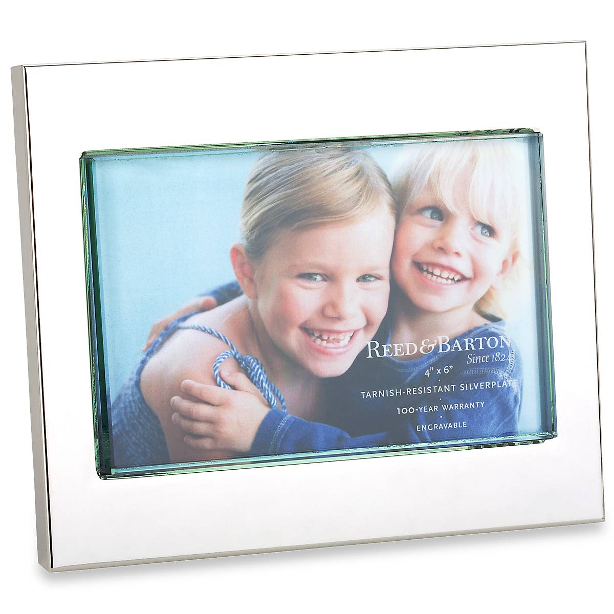 "Addison Silverplate 4"" x 6"" Photo Frame"
