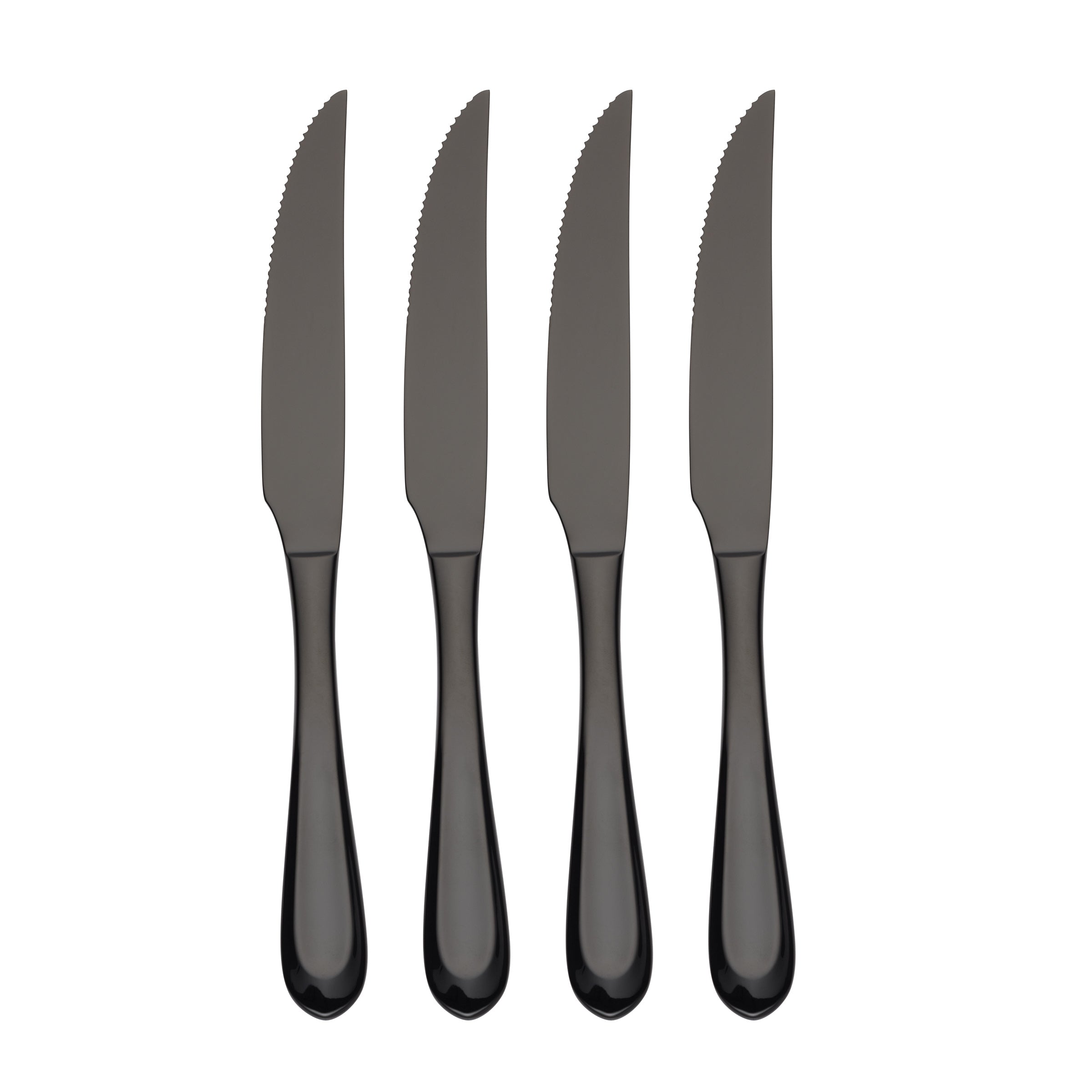 Archer Black Steak Knife - Set of 4