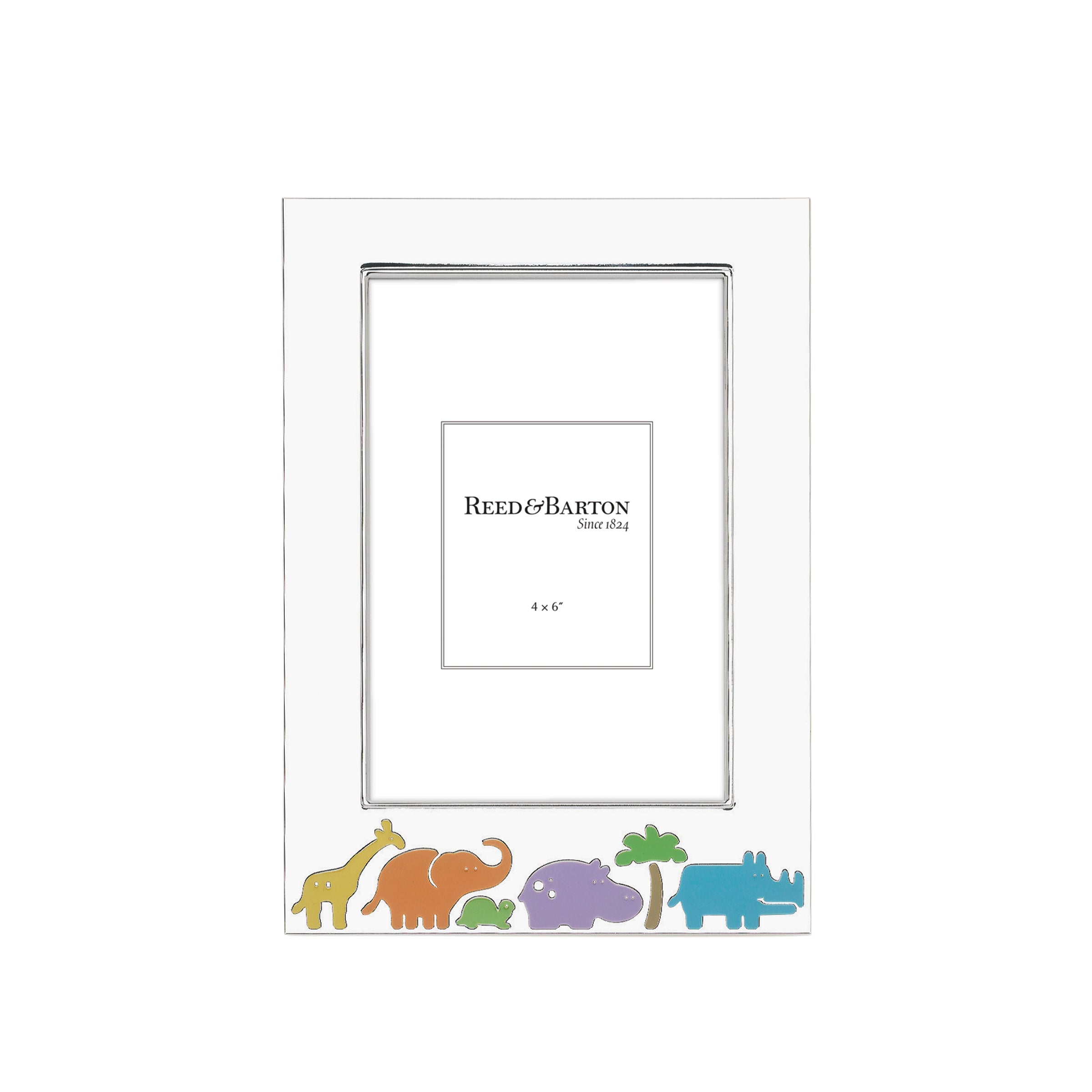 "Jungle Parade Silverplate 4"" x 6"" Frame"