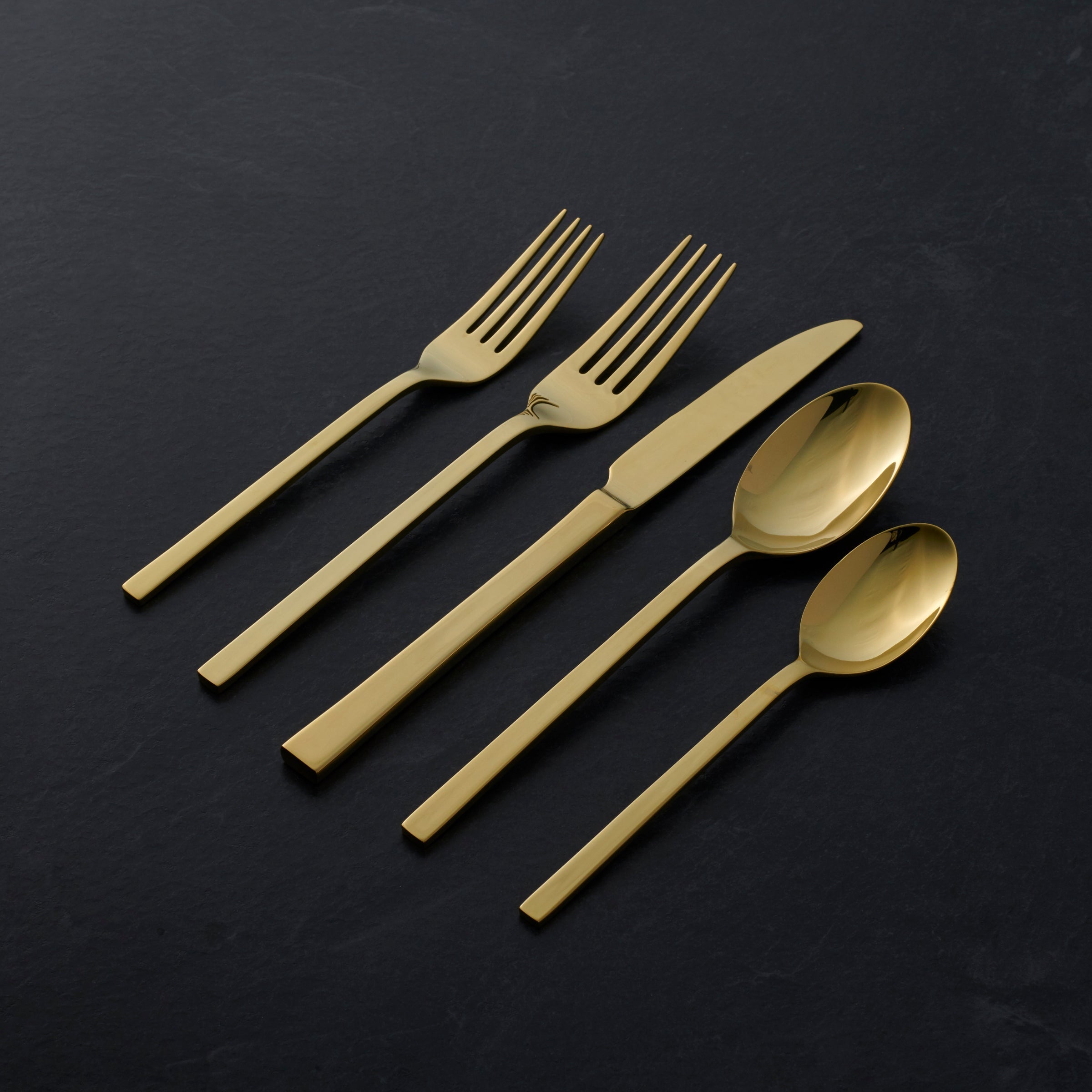 Allay Champagne 20 Piece Flatware Set