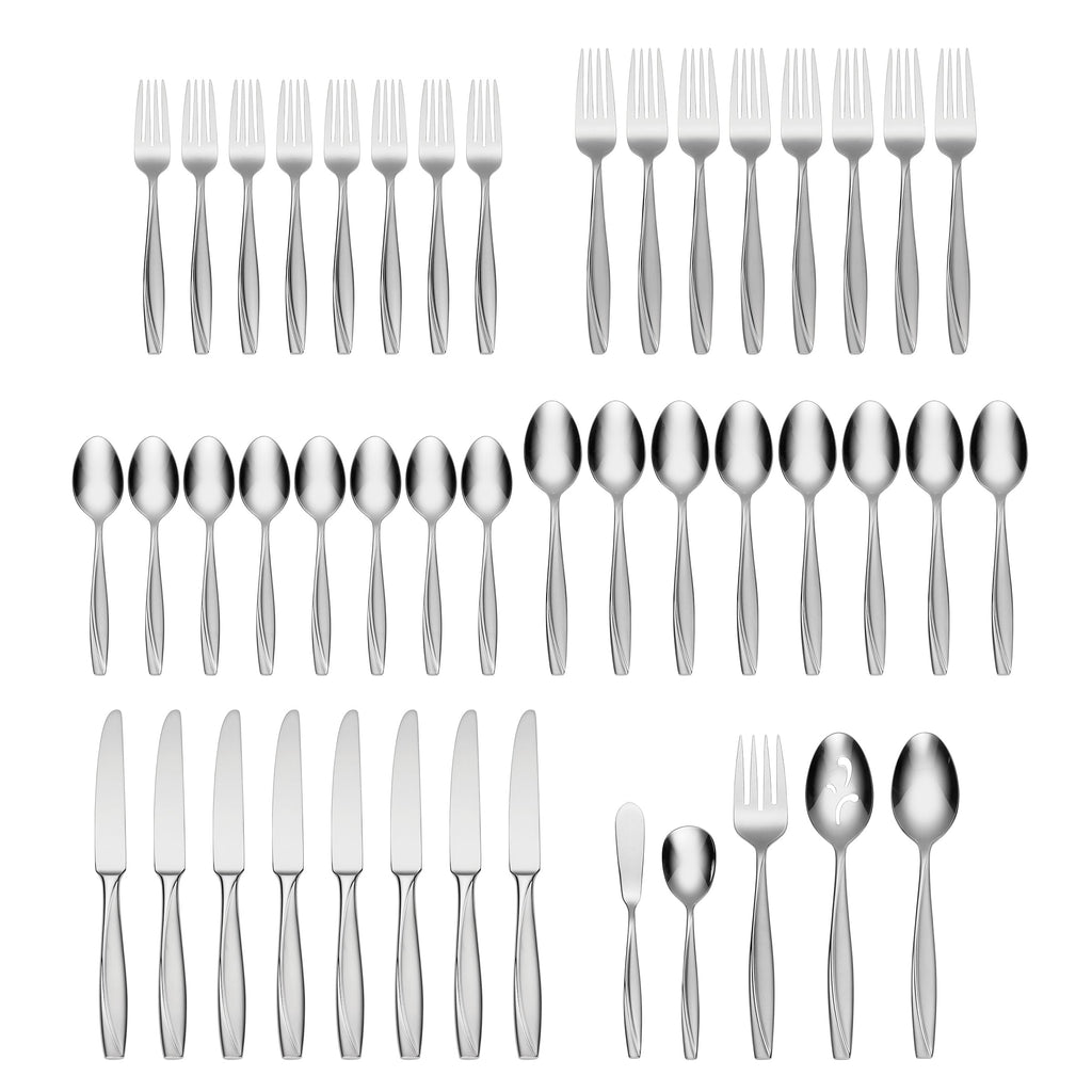 Cleo 45 Piece Flatware Set