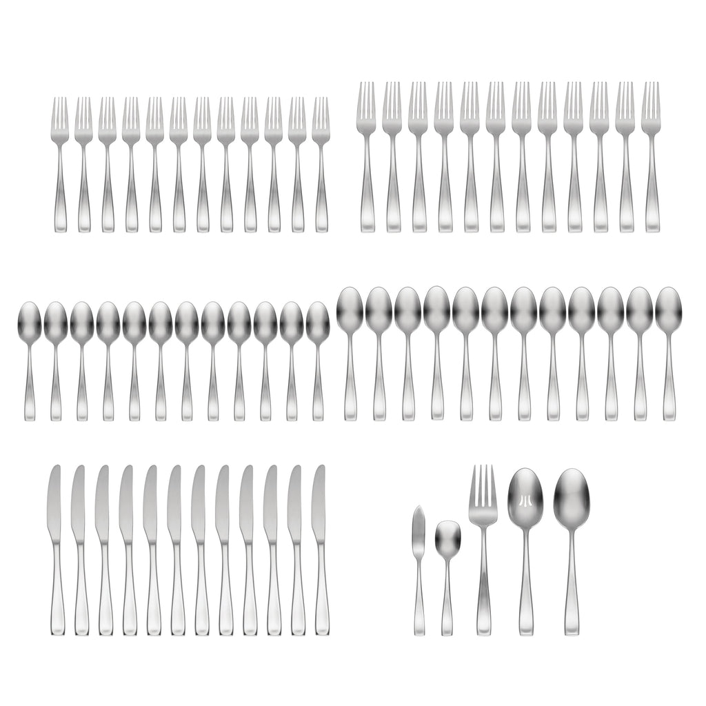Moda Satin 65 Piece Flatware Set