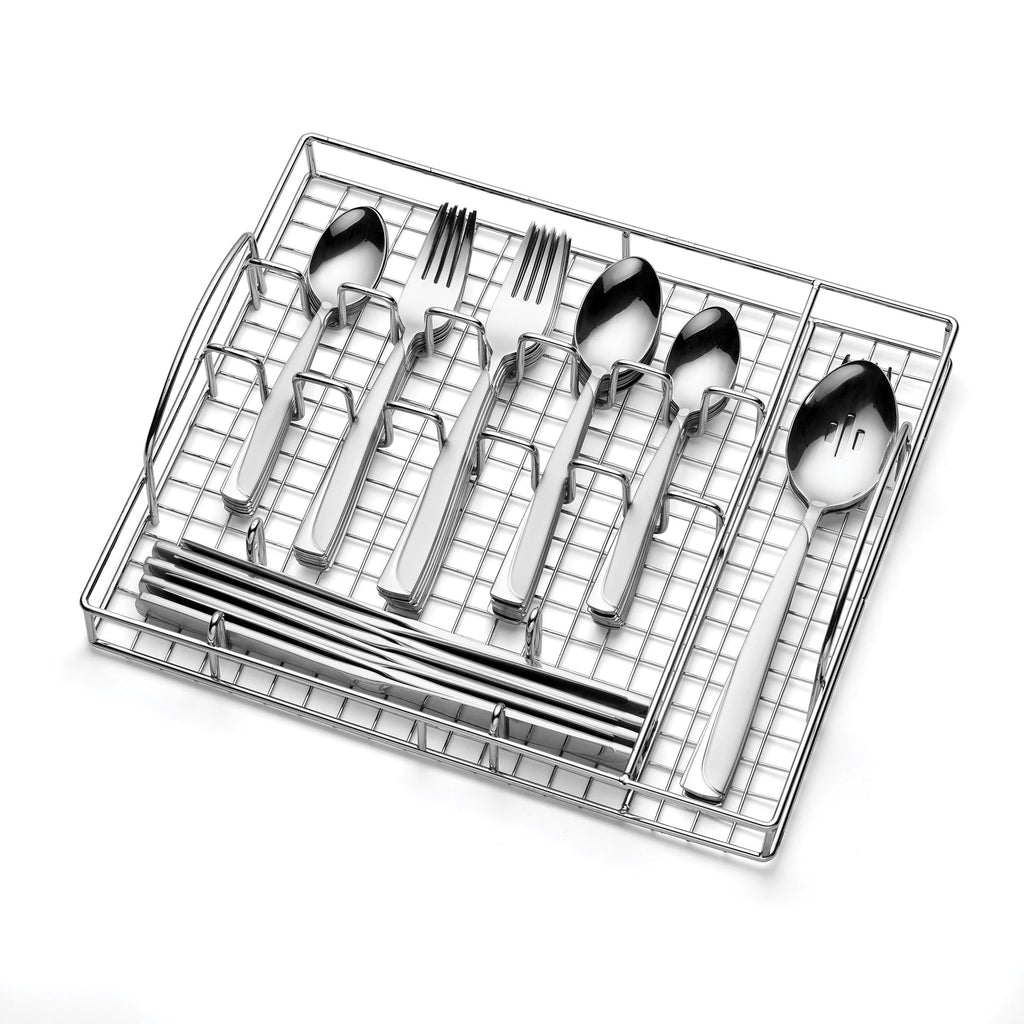 Madeline 51 Piece Flatware Set with Caddy