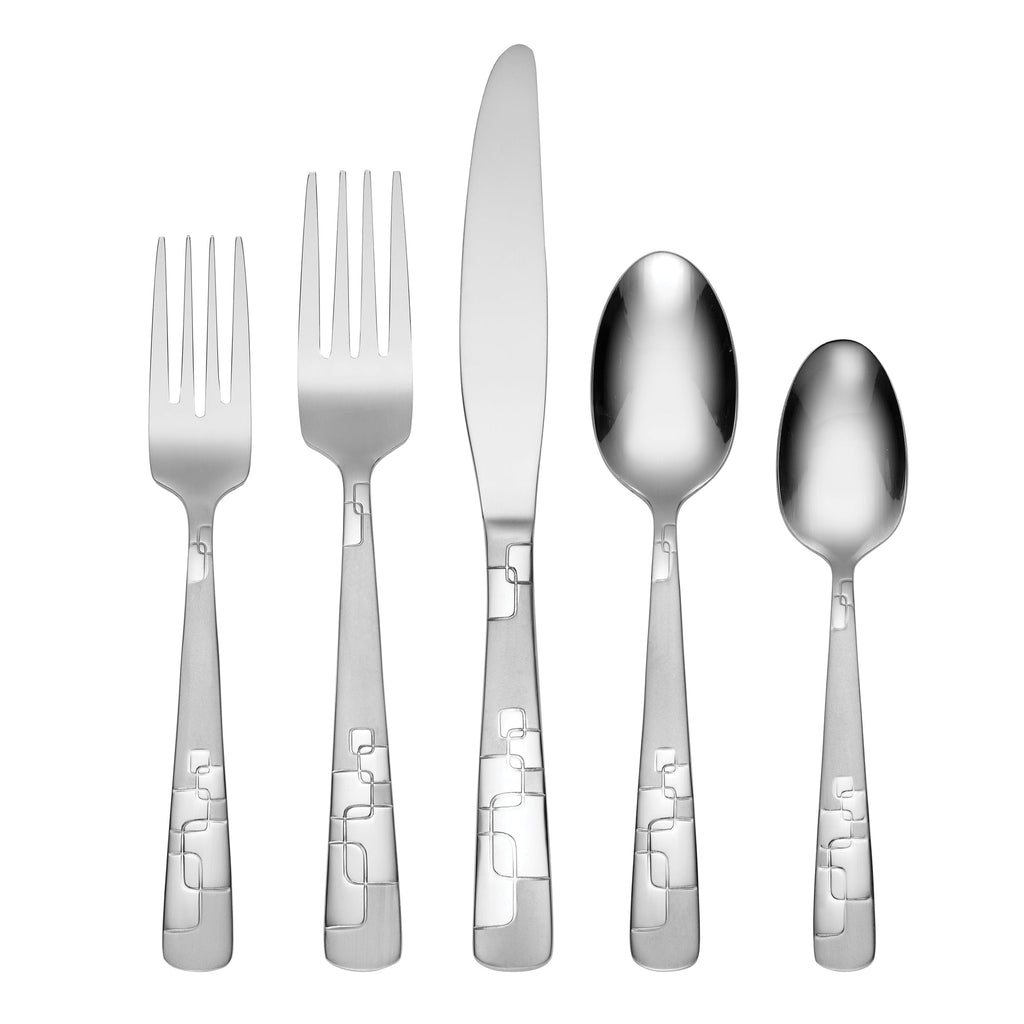 Quadratic 20 Piece Flatware Set