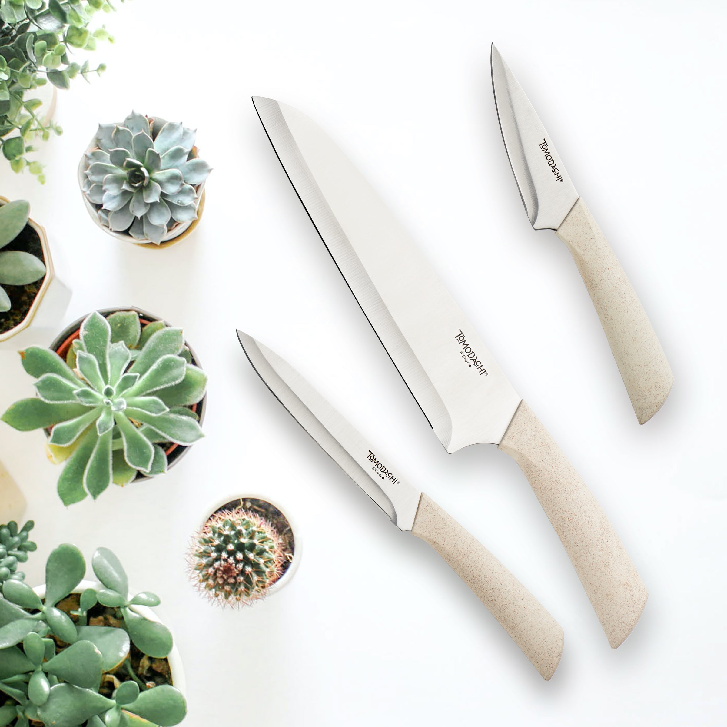 Harvest 3 Piece Cutlery with Blade Guards