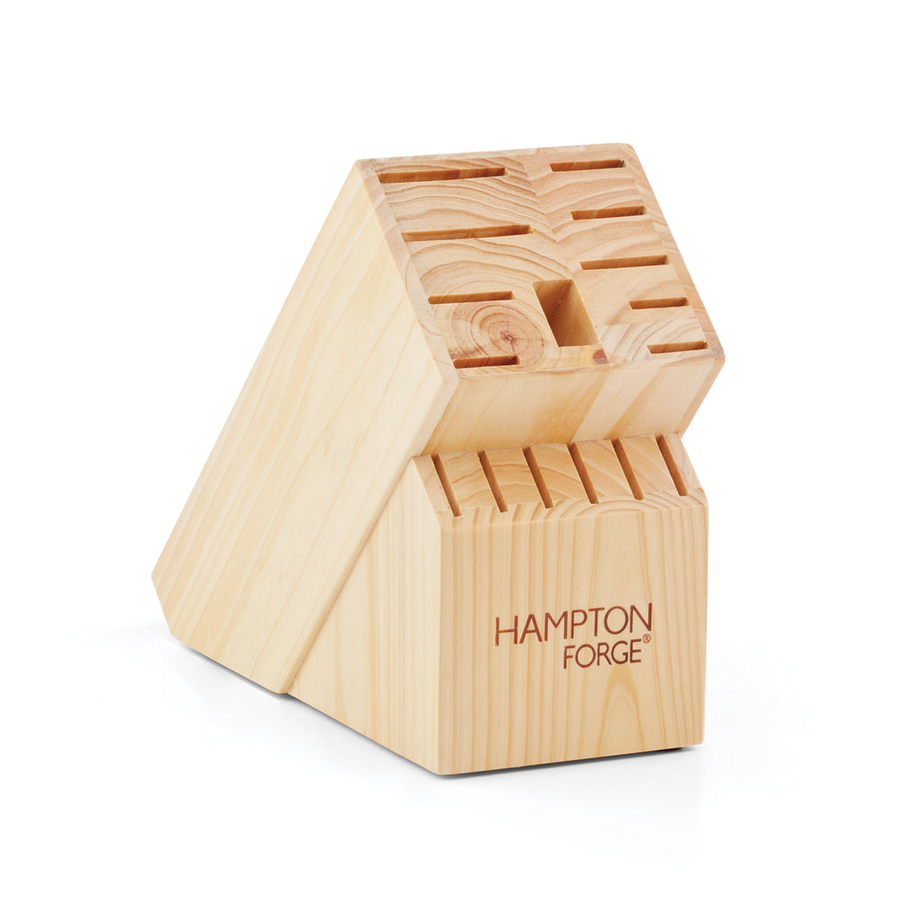 Epicure Pistachio 17 Piece Cutlery Block Set