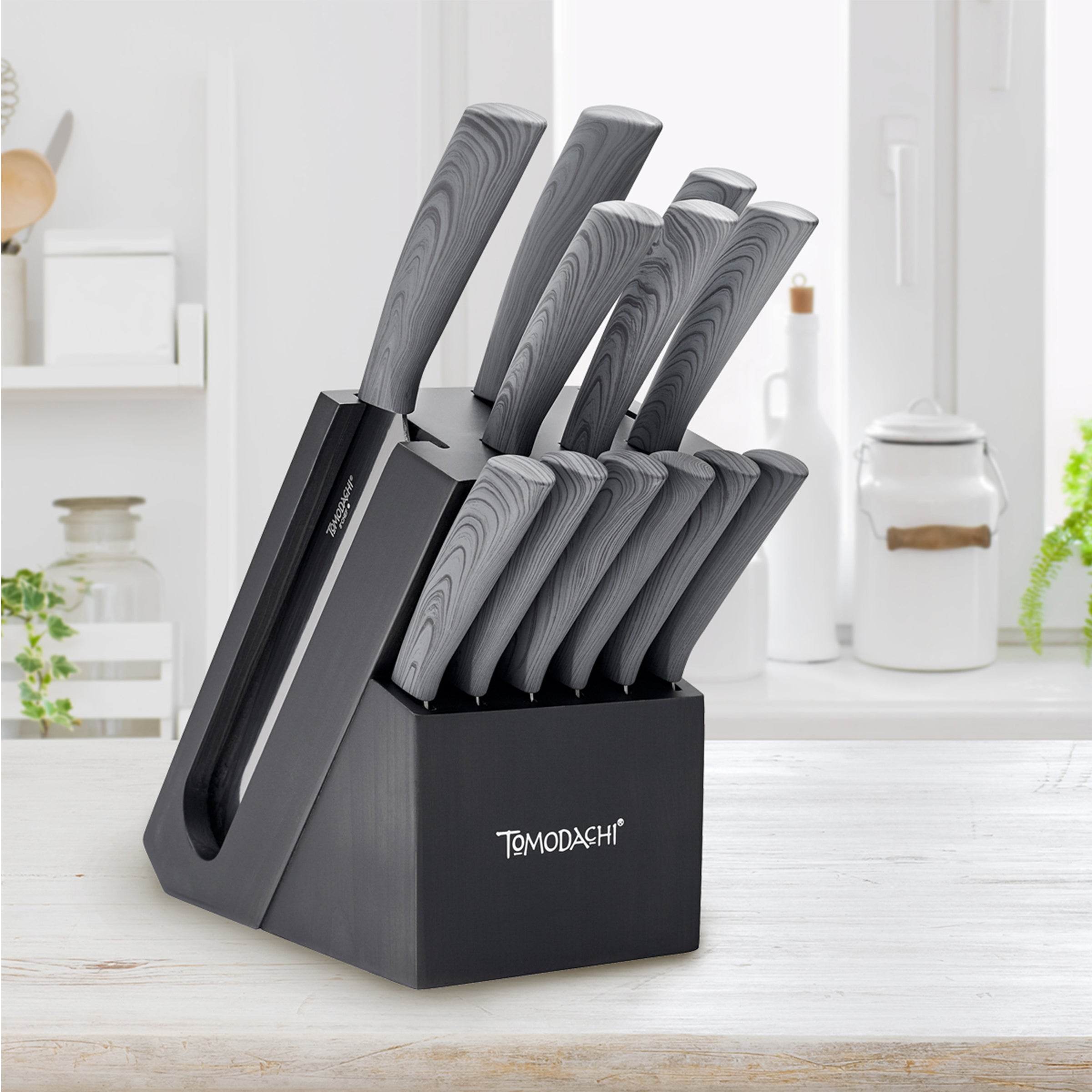 Raintree Ash 13 Piece Cutlery Block Set