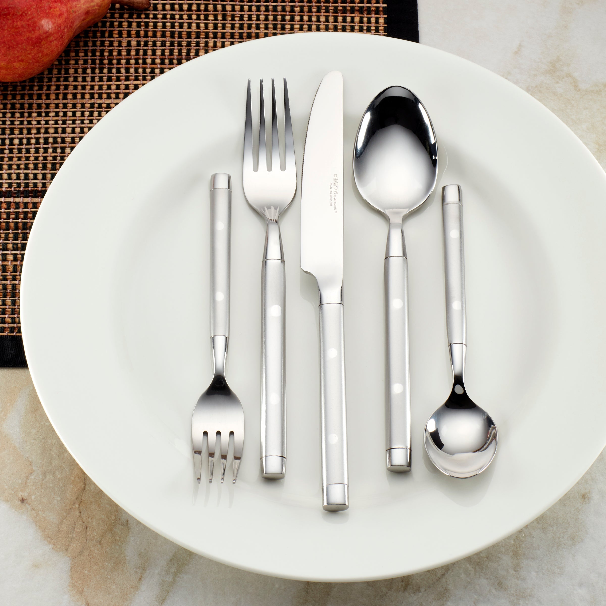 Shangrila Frosted 20 Piece Flatware Set