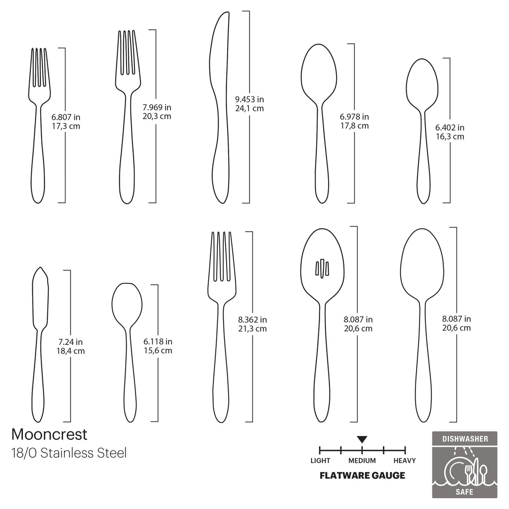 Mooncrest 65 Piece Flatware Set