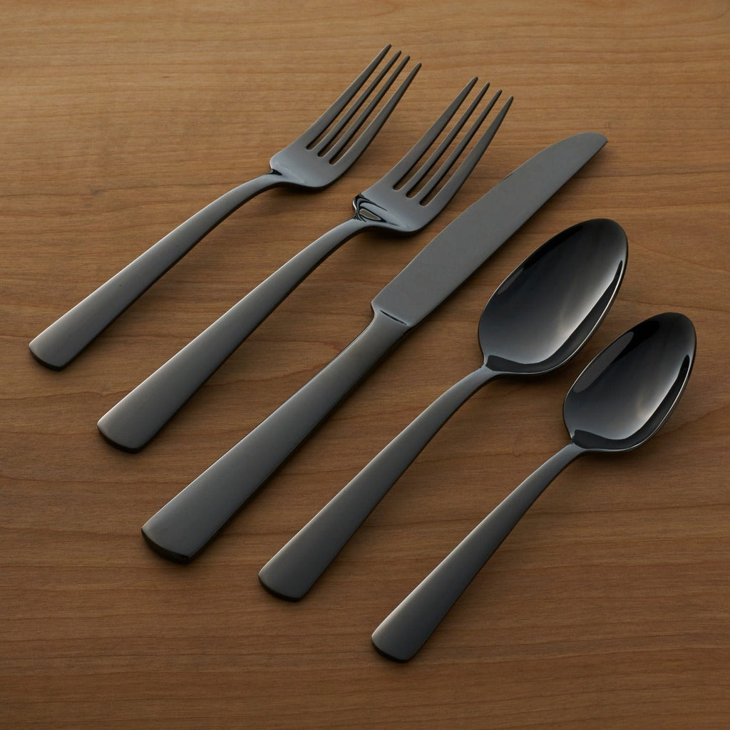 Aptitude Midnight Mirror 23 Piece Flatware Set