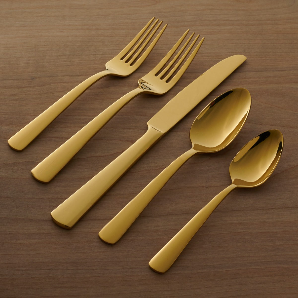 Aptitude Gold 20 Piece Flatware Set