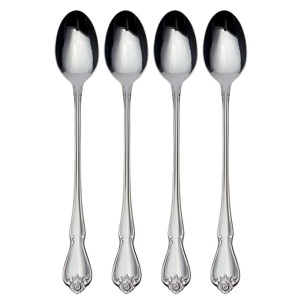 True Rose Tall Drink Spoon - Set of 4