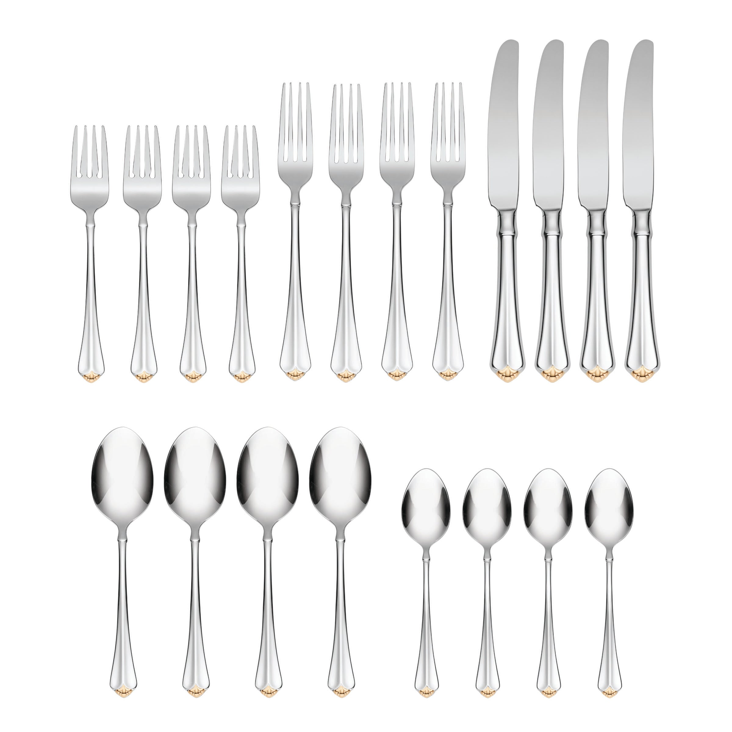 Golden Juilliard 20 Piece Flatware Set