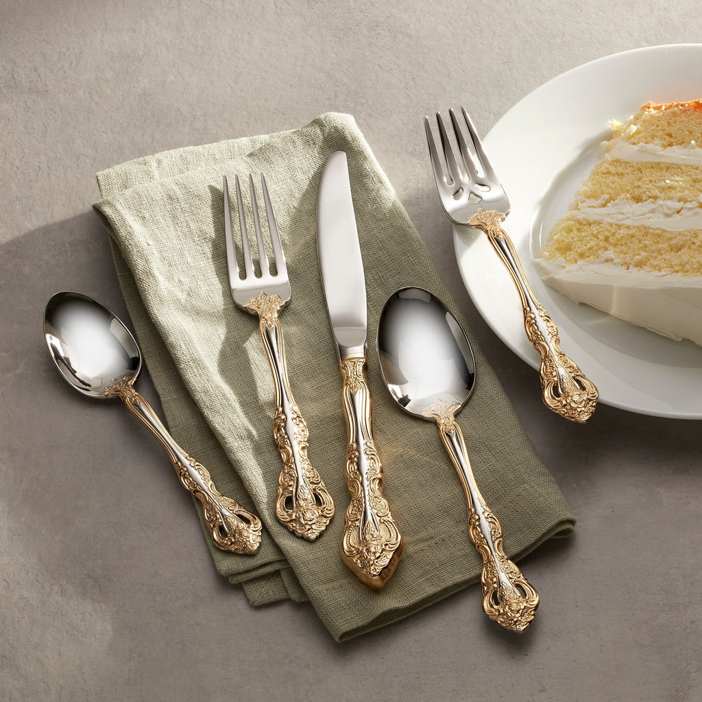Golden Michelangelo 20 Piece Flatware Set