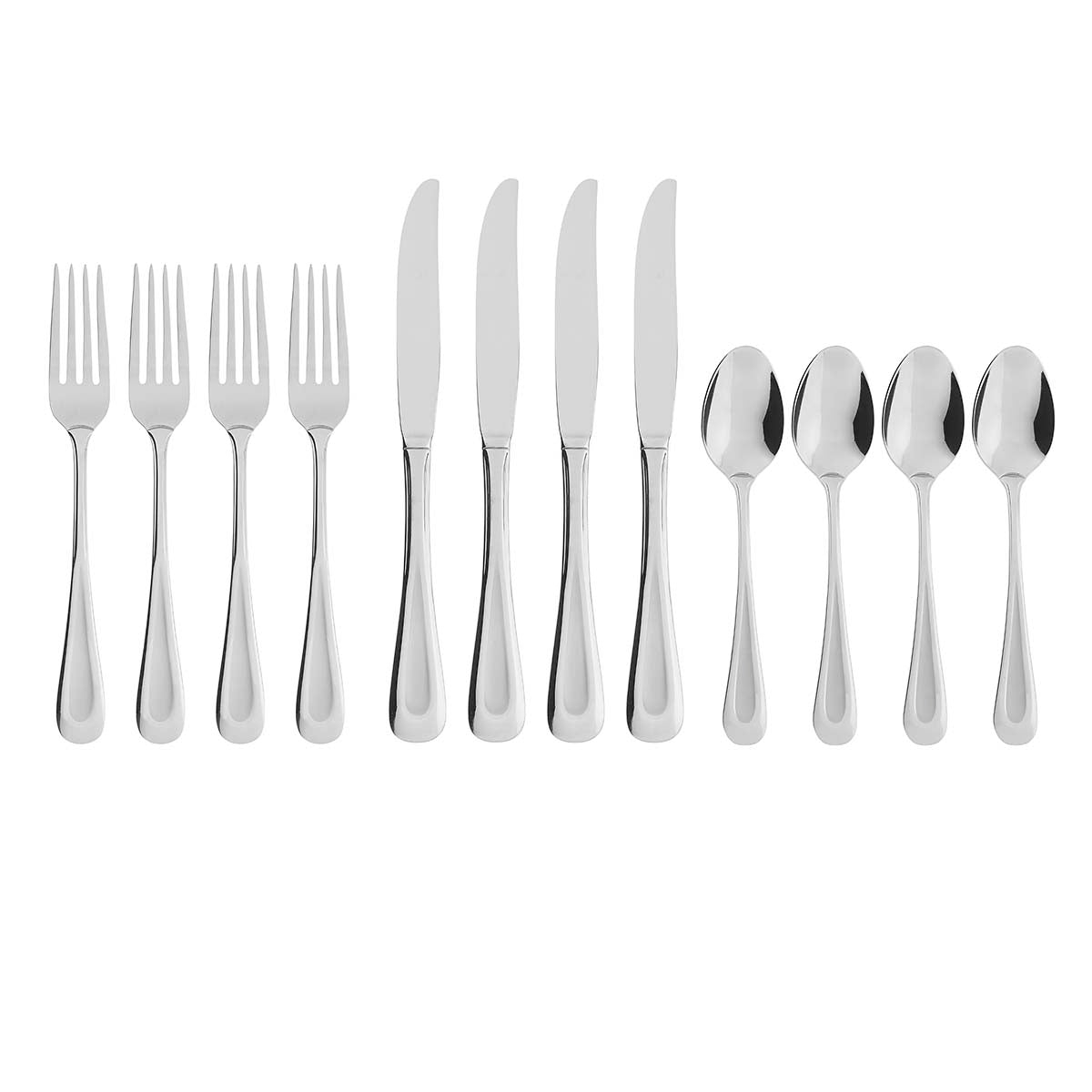 Satin Sand Dune 12 Piece Flatware Set