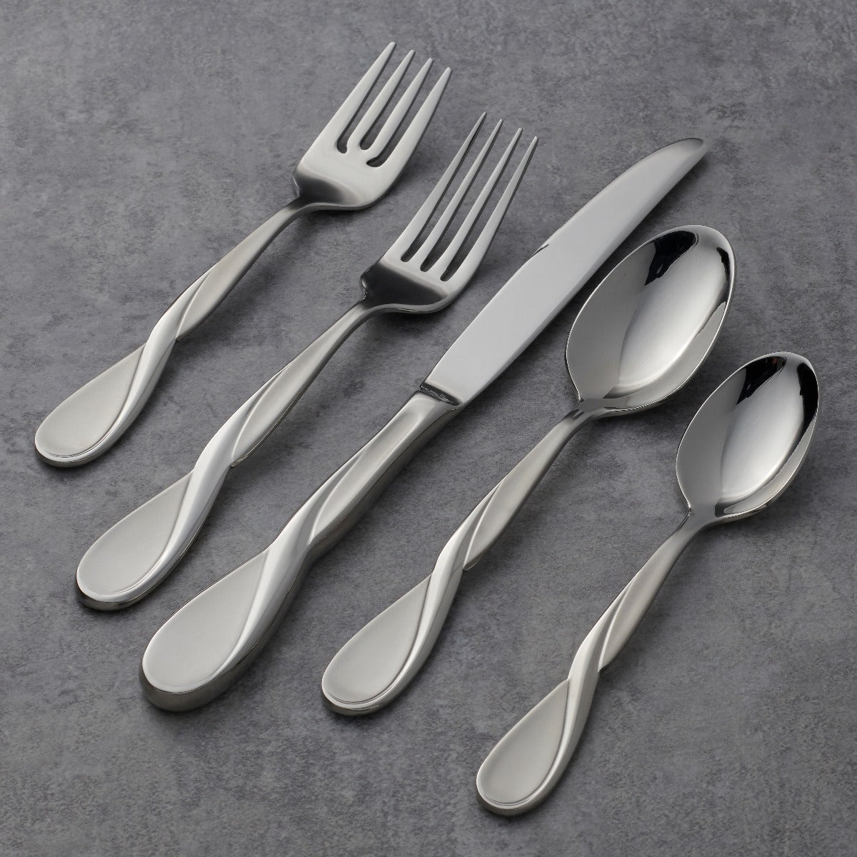 Aquarius Satin 5 Piece Place Setting