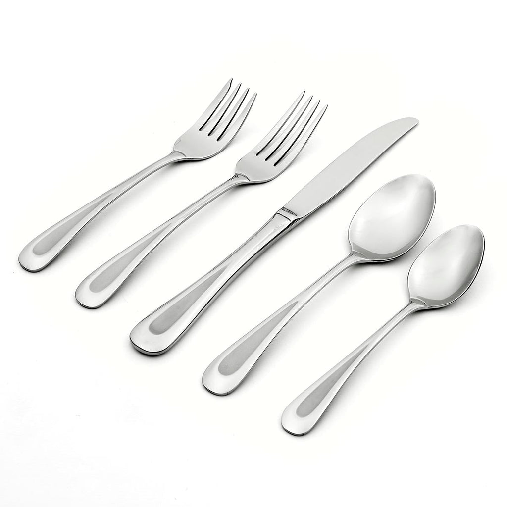 Satin Sand Dune 45 Piece Flatware Set