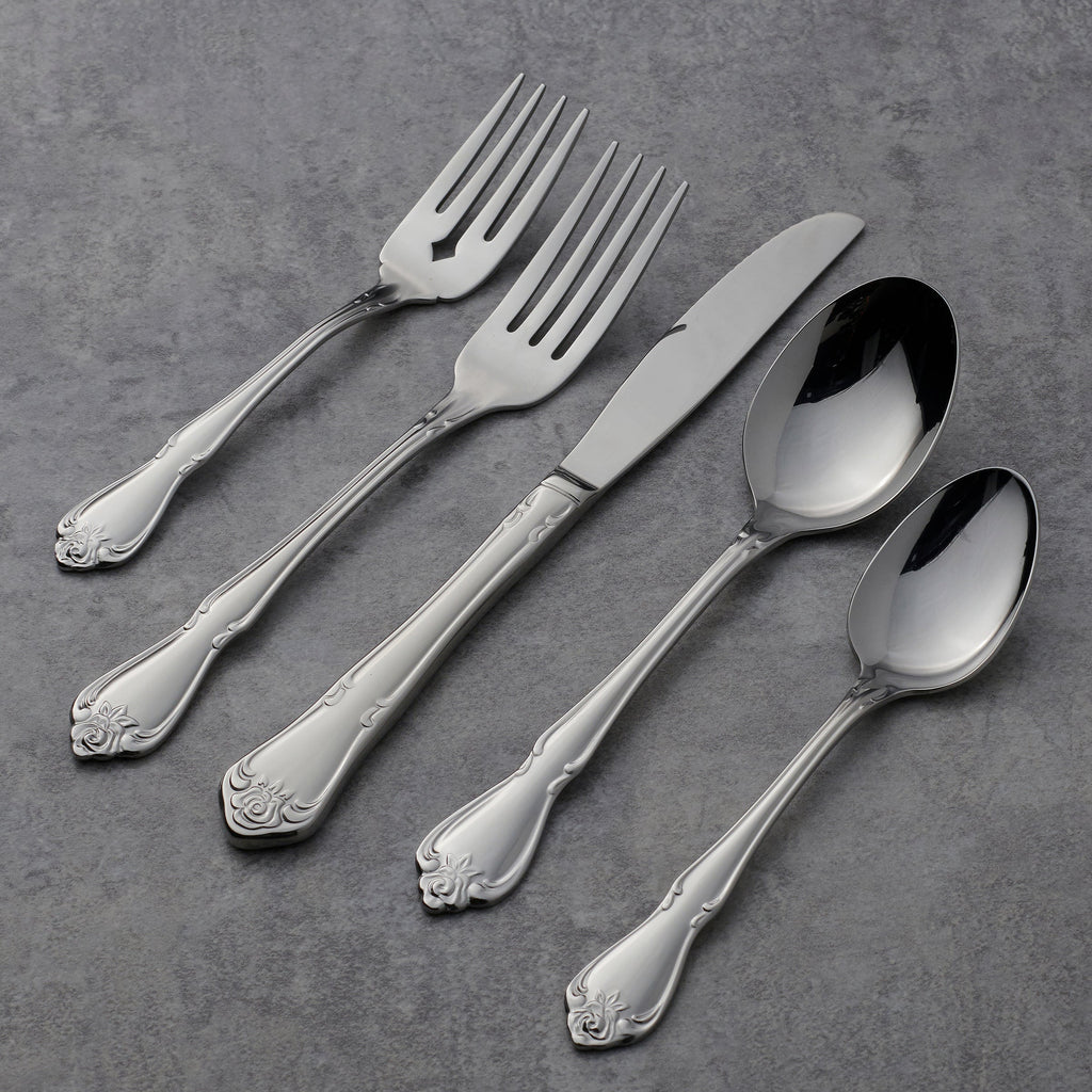 True Rose 20 Piece Flatware Set